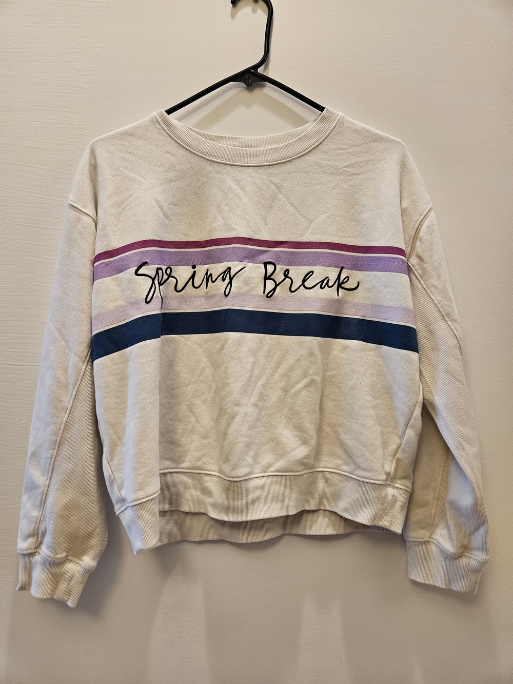 LOFT LOU & GREY "Spring Break" Striped Sweatshirt
